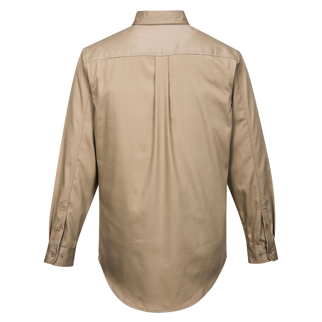Bizflame Button Up Work Shirt in Khaki